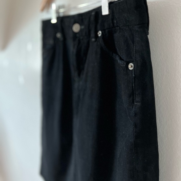 VTG 2003 Citizens 5 pocket black denim skirt sz 30 - Picture 4 of 13